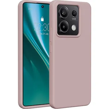 Pouzdro na mobilní telefon Etteri Silicone kryt pro Xiaomi Redmi Note 13 Pro 5G light pink