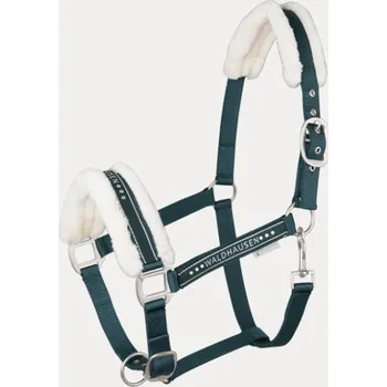 Vybavení pro koně WALDHAUSEN Ohlávka Elegant Full zelená