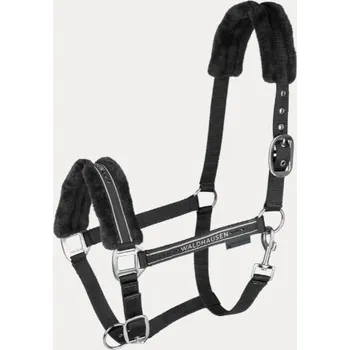 Vybavení pro koně WALDHAUSEN Ohlávka Elegant černá Cob