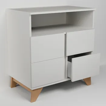 Komoda Skříňka se čtyřmi zásuvkami a nikou