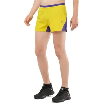 Pánské kraťasy Salomon CROSS 3 SHORTS M LC1722100 - empire yellow/deep blue S