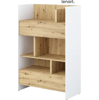 Obývací pokoj Casarredo Regál 2S 138 cm REBECCA bílá/dub artisan