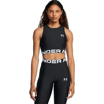 Dámské oblečení Dámský top HeatGear Rib Tank Black - Under Armour Barva: černá, Velikost: XL