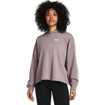 Dámská mikina Dámská mikina UA Rival Terry OS Hoodie Grey - Under Armour Barva: šedá, Velikost: S