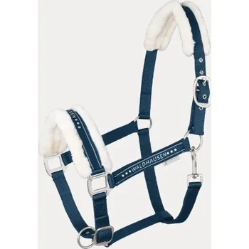 Vybavení pro koně WALDHAUSEN Ohlávka Elegant tmavě modrá Full