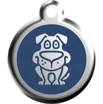 Red Dingo známka – Dog Navy – Pes modrý velikost známky S - 20 mm