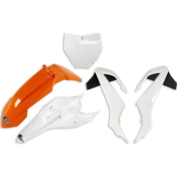 UFO sada plastů KTM SX 65 '16-'23 KOLOR OEM '17 (oranžová/bílá)