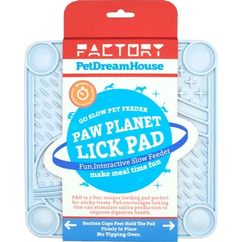 lízací podložka PetDreamHouse lízací podložka Paw Planet Lick Pad – světle modrá