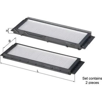 Ventilátor topení a klimatizace Filtr, vzduch v interiéru KNECHT LA 501/S