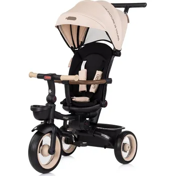 Dětská tříkolka CHIPOLINO Tříkolka se stříškou Urban 2v1 Biscotta