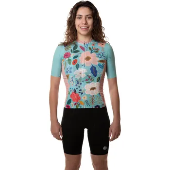 Cyklistické oblečení C-LAB Dámský cyklistický dres Ottima XL ZELENÁ