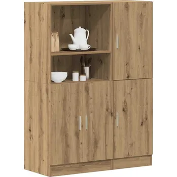 Příborník do zásuvky vidaXL Sada 2 kusů kuchyňských skříněk kompozitní dřevo [3324148] Barva: dub artisan