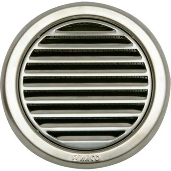 Větrací mřížka Mřížka větrací kruhová se síťovinou NVM, Ø 150 mm, nerez 0706