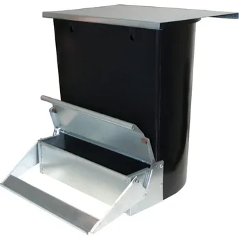 KERBL Krmítko nášlapné pro drůbež, pozink/plast, 33 cm