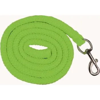 Vybavení pro koně HKM Vodítko Star Softice s klasickou karabinou neonově zelená