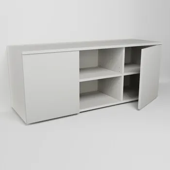 Komoda Skříňka se dvěma dvířky a nikou s policemi (v. 50cm)