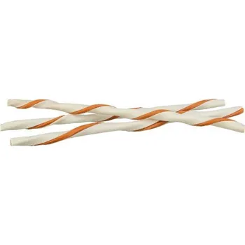 Pamlsek pro psa Trixie Twisters - kroucené tyčky plněné kuřecím masem [50 ks], 34 cm/40 g