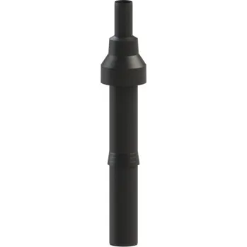 Kouřovod Almeva LIL střešní nástavec 80/125mm, 1,6m, nastavitelný, komplet, plast, černá
