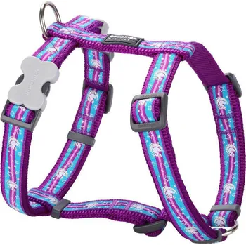 Postroj pro psa Red Dingo postroj – Unicorn Purple – 12 mm x 30-44 cm