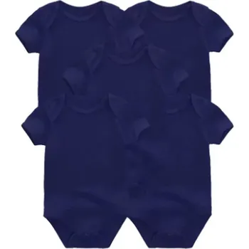 Kojenecký body Kojenecké bavlněné body pro kluky - set 5 ks (vel. 3-12 měs.) Barva: BDS5700 (tm. modrá), Velikost: 12 měsíců