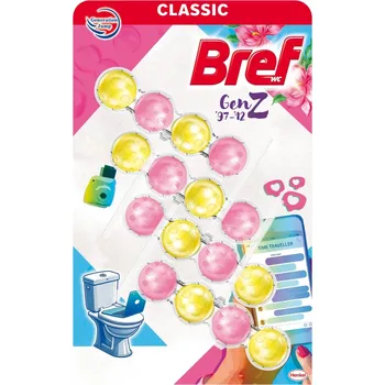 WC čistič Bref Gen Z '97-'12 tuhý WC blok 4x 50 g