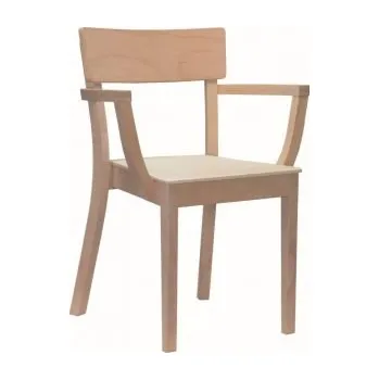 Jídelní židle Dřevěná židle ENRICO s područkami