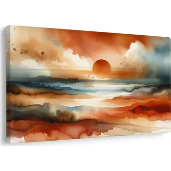 Obraz Dovido Obraz zapadající slunce v krajině