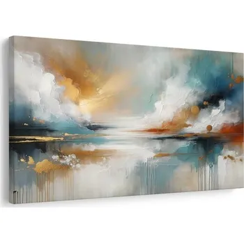 Obraz Dovido Obraz zlaté nebe nad vodou