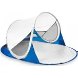 stan plážový Spokey STRATUS bílo modrý samorozkládací 195x100x85cm