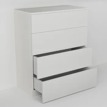 Komoda Komoda vysoká se čtyřmi zásuvkami (v. 96,5cm)