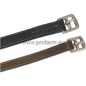 Jezdecké sedlo Třmenové řemeny import kožené Pony, Barva černá