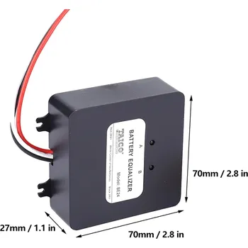Nabíječka baterií Balancér baterií (ekvalizér) pro solární systémy 2x 12V s ochranou proti přepólování (1 kus)