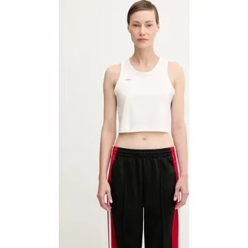 Top Pangaia Cotton-Stretch Tank Top, S, bílá, 00X