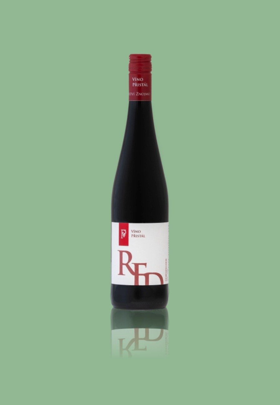 RED Dornfelder 2024, suché červené víno, 0,75l, Víno Přistál
