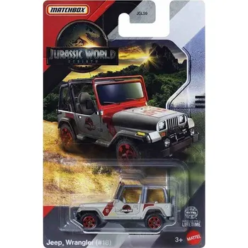 Mattel Matchbox™ Jurský svět Rebirth, kovový angličák JEEP WRANGLER, JGL00