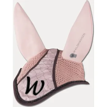 Koňská maska proti hmyzu WALDHAUSEN Čabraka Barcelona Full růžová