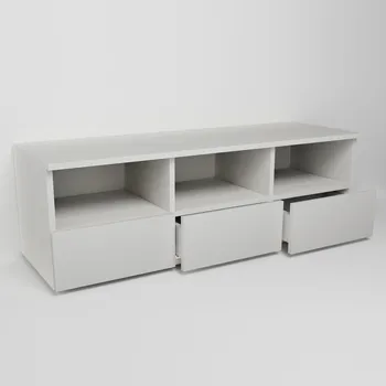 Komoda Skříňka se třemi zásuvkami a třemi horními nikami (v. 40cm)