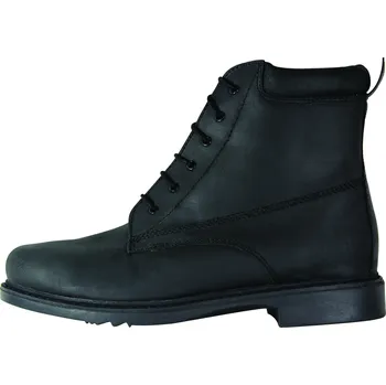 Jezdecká obuv Boty perka šněrovací s beránkem 10217: černá 39