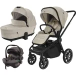 Set ZOPA Move Cross 5 + hluboká korba Move XL 5 + autosedačka XM dle vlastního výběru, ivory beige