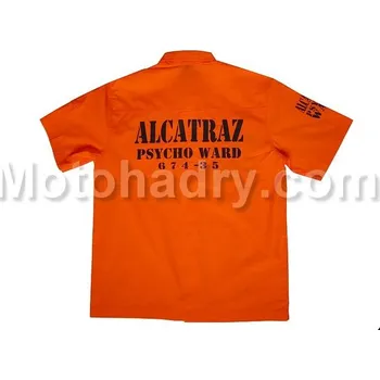 Pánská košile Vězeňská košile - Alcatraz, oranžová