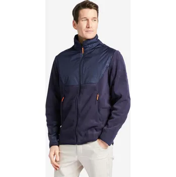 Pánská mikina DECATHLON Pánská fleecová bunda na jachting Sailing 500 tmavě modrá XL MODRÁ