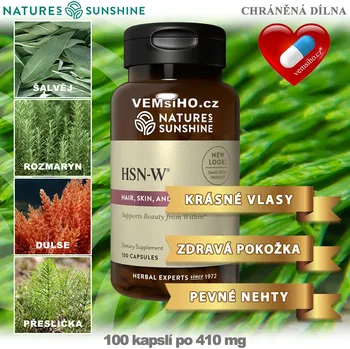 Vůně do bytu ❤️ Nature’s Sunshine HSN|W | Hair Skin Nails | Woman | KRÁSNÉ VLASY, PLEŤ, NEHTY | AKCE: - 50 % SLEVA ❤️ 100 kapslí po 410 mg ❤️ Nature’s Sunshine® USA - KVALITNÍ 100% Přírodní doplňky stravy, kosmetika, esenciální oleje, příslušenství Natures Sunshine