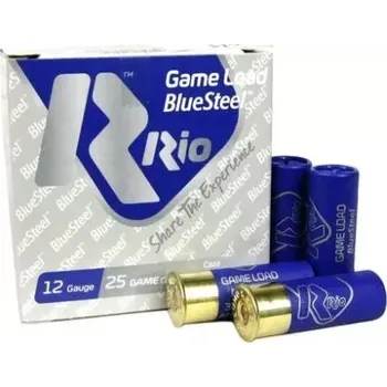 Příslušenství pro sportovní střelbu Brokové náboje 12/70/3,25mm Rio GAME LOAD 28g BlueSteel 25 ks