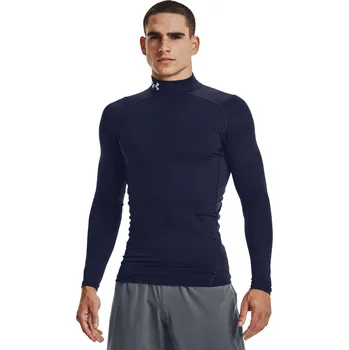 Pánské zimní kompresní triko Under Armour CG Armour Comp Mock velikost 4XL midnight navy