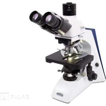 Mikroskop Mikroskopy trinokulární řady MBL 4000 | A. KRÜSS (Model: MBL4000-T-F-PH-LED, Sestava: navíc s 3W LED epi-fluorescenční jednotkou, 6 polohovým držákem filtrů se 2 sadami filtrů (B&G) a fázovým kontrastem)