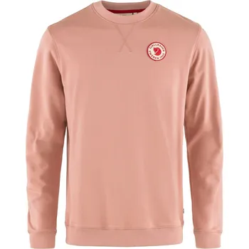 Pánská mikina svetr pánský FJÄLLRÄVEN 1960 Logo Badge Sweater M, Dusty Rose - M