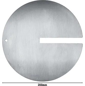 Příprava pizzy G.Gastro Talíř pod špíz na kebab s výřezem - Ø 200 mm