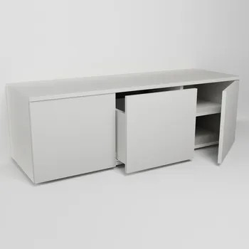 Komoda Skříňka se dvěma dvířky s policemi a zásuvkou (v. 40cm)