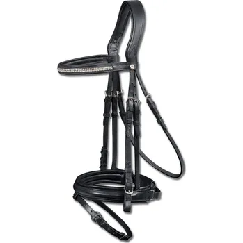 WALDHAUSEN Uzdečka Waldhausen Darlington černá X-FULL