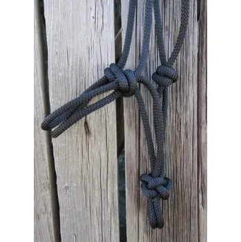 Vybavení pro koně Ohlávka provazová /černá/, Velikost 3